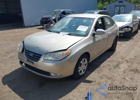 2009 Hyundai Elantra Gls из США, поврежденный, VIN KMHDU46D09U824749